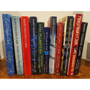 Lot Of 10 Mary Higgins Clark Hardcover Books With Dust Jacket & 1 Carol Clark